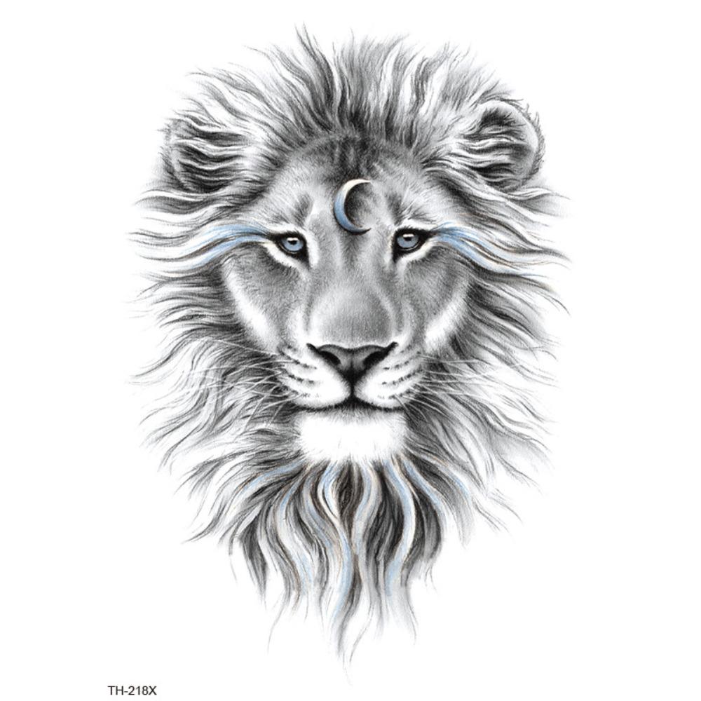 Water Transfer Decals Tiger Lion Wolf Tattoo Stickers Animal Body Art Tattoo  Finger Hand Legs