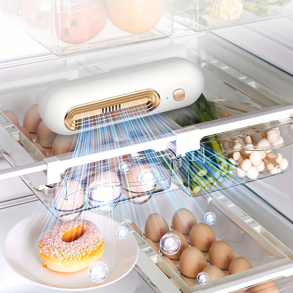 Kühlschrank-Deodorierer, Wiederaufladbarer Luftreiniger, Haustier-Reiniger, Deodorierer für Zuhause und Kleiderschrank, Geeignet für Zuhause und Reisen