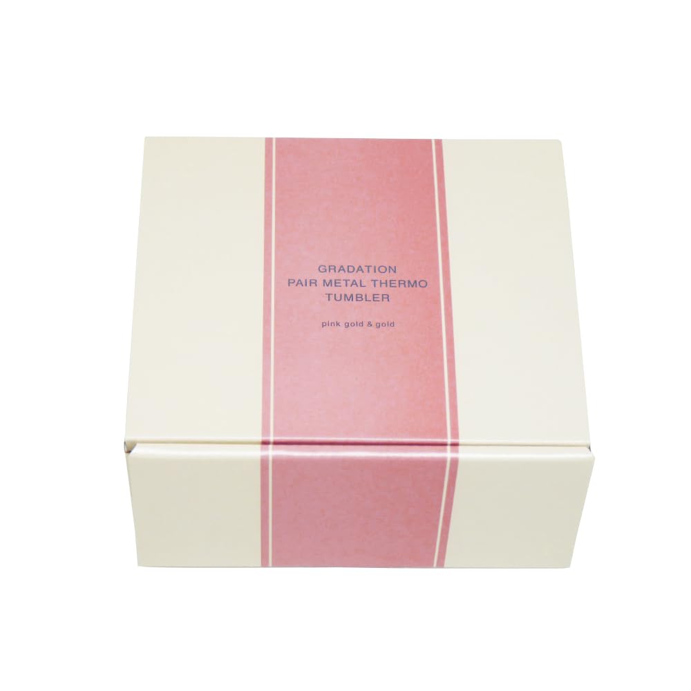 Maebata Luxe Gradient Thermo Tumbler Imabari Towel Set 52836 (Pink Gold) &