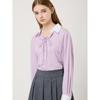Cc Collect Ribbon Tie Stripe Shirt C251msc003