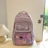 Mori large-capacity backpack female ins college style soft sister girl versatile transparent pain bag student class schoolbag