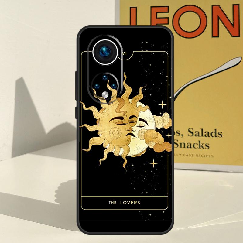 Crescent Moon Sun Case For Honor X8a X8b X9b X9a X8 X9 X9c 50 70 90 Lite Honor 200 Lite Magic 5 6 7 Pro Cover