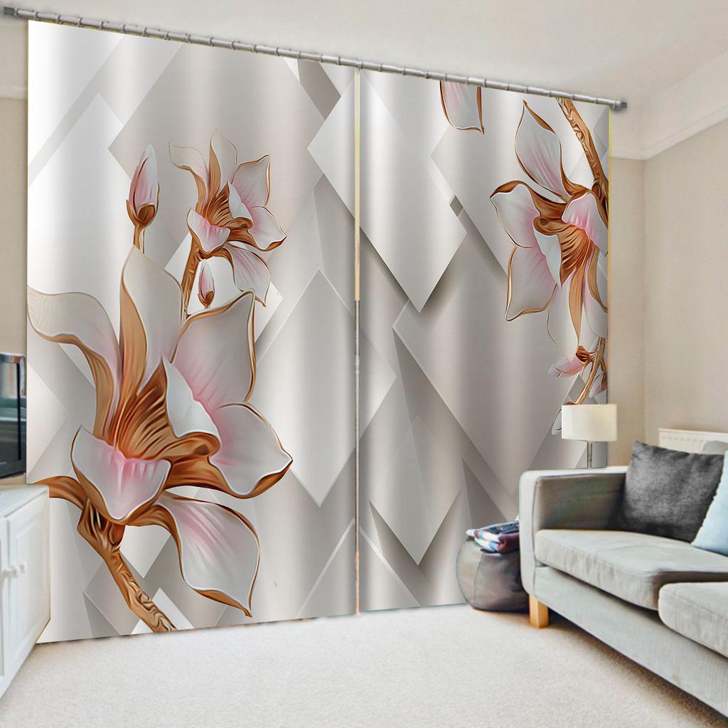 

Готовые красные розы цветы Бесплатная доставка Шторы на окна для девочек для детей Спальня Гостиная Ванная Кухня Дверь Холл Домашний декор W50 X H130(CM)X2&Grommet Top