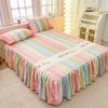 3pcs Bed Skirt Set Anti-slip Bed Skirt Bed Cover Full Bed Skirt Set Dust-proof Bed Sheet Bed Surround Bed Cover Mattress Protective Cover Bedding Set