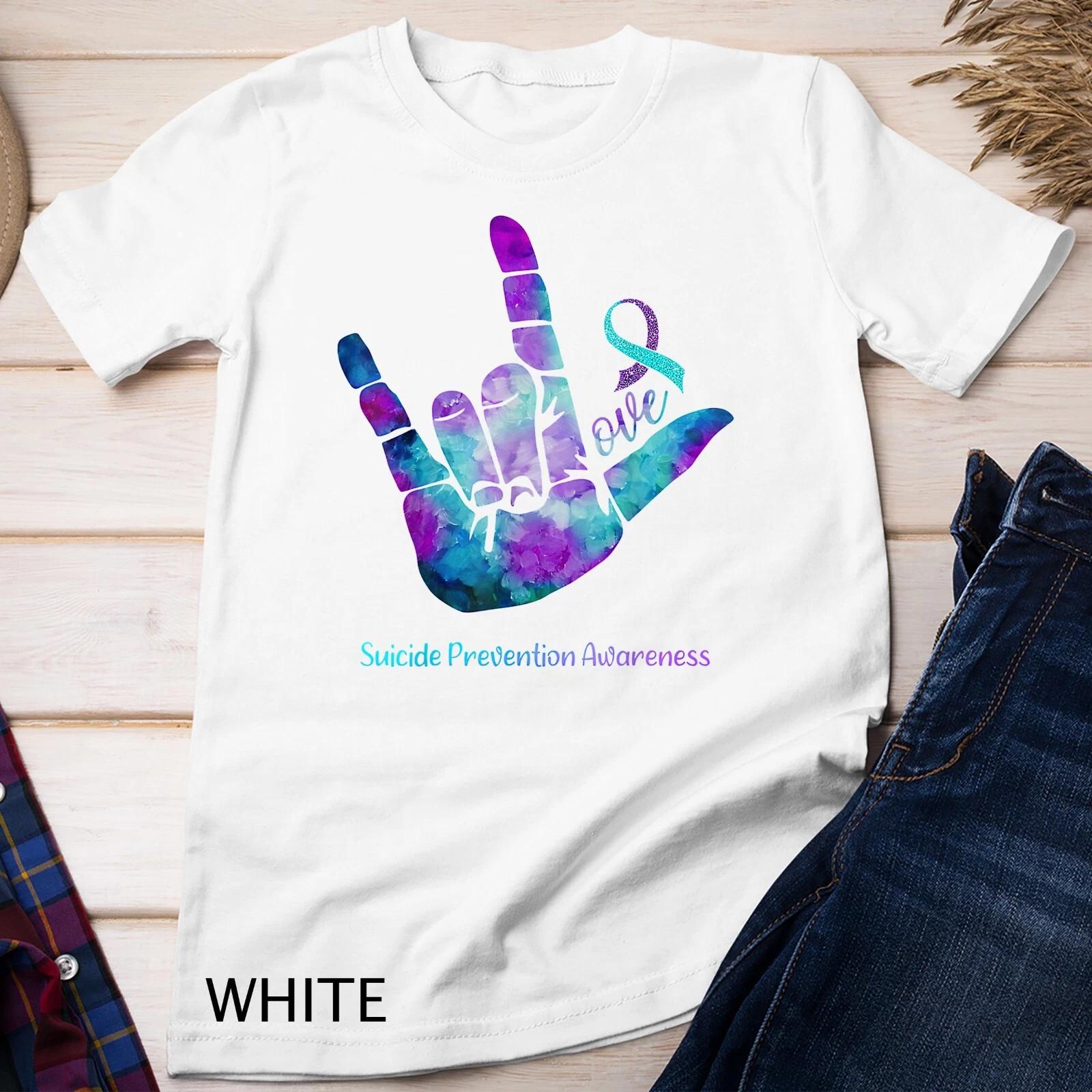 Love Suicide Prevention Awareness Unisex T-shirt S