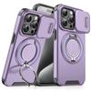 Shockproof Heavy Hard Case with Stand for iPhone 16 Pro Max 15 Pro Max 14 Pro Max