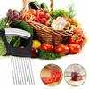 Stainless Steel Onion Holder for Slicing, Onion Slicer Holder, Onion Cutter for Slicing Onions, Tomatoes, Avocados, Eggs and Other Vegetables, Kitchen
