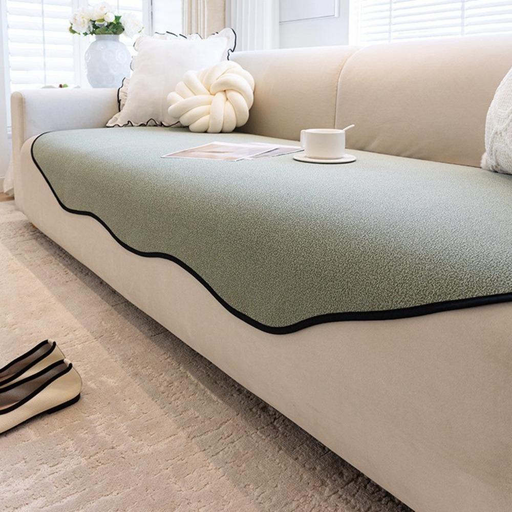 

Подушка для дивана нестандартной формы водонепроницаемая универсальная прямой ряд неправильной формы подушка сиденья новый нескользящий кожаный чехол для дивана накидка ткань полотенце 70*70cm