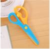 1pcs Children's Paper-cut Anti-pinch Hand Safety Scissors All Plastic Straight Edge Scissors Kindergarten Diy Handmade Scissors