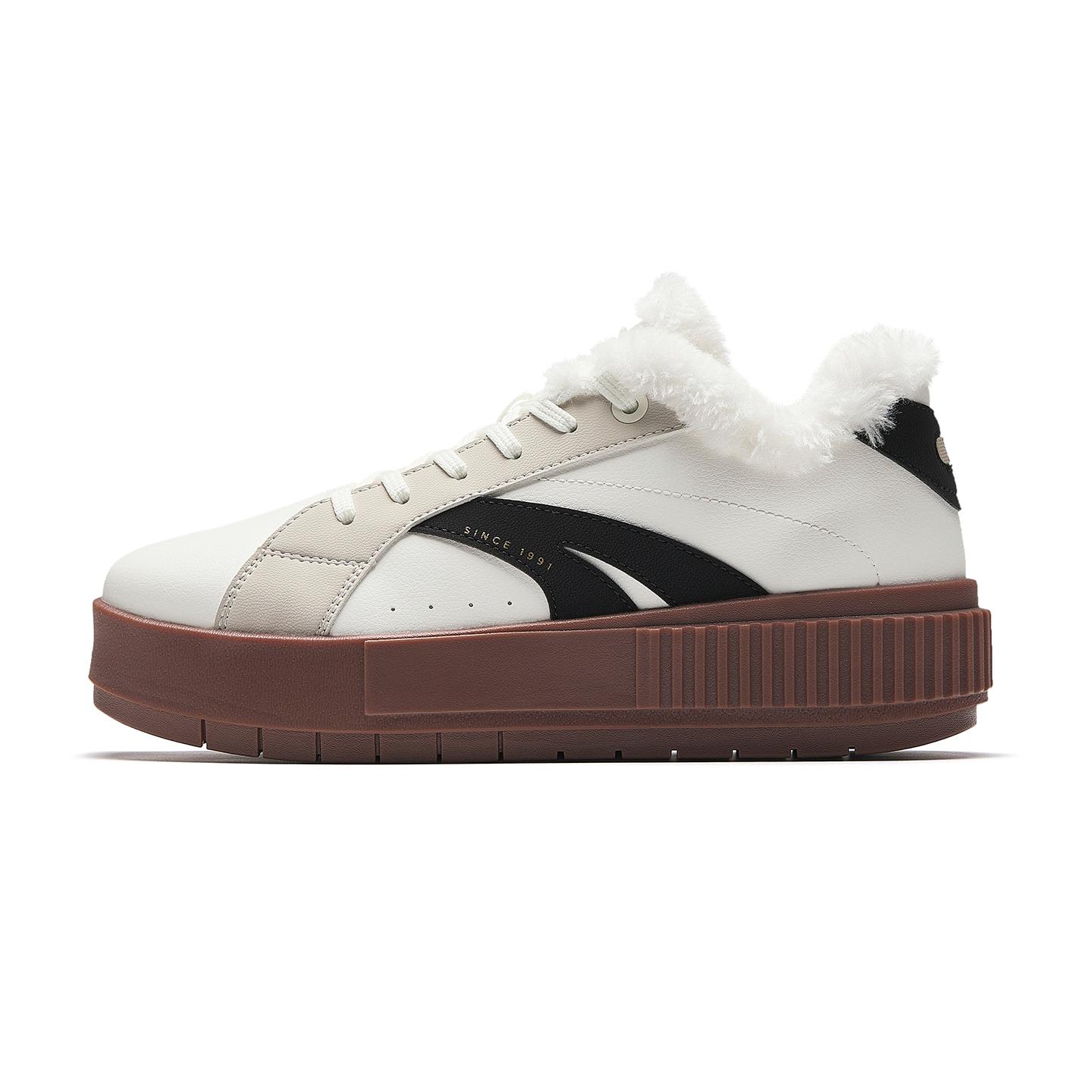 

Anta TT Shoes Классические кроссовки на тонкой подошве с флисовой подкладкой Детские кроссовки Слоновая кость Вторичный серый Базовый черный 922548901-2 35.5