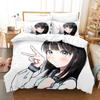 New Anime Akebi's Sailor Uniform 2_3pcs Bedding Sets Duvet Cover Set With Pillowcase Twin Full Queen King Bedclothes Bed Linen