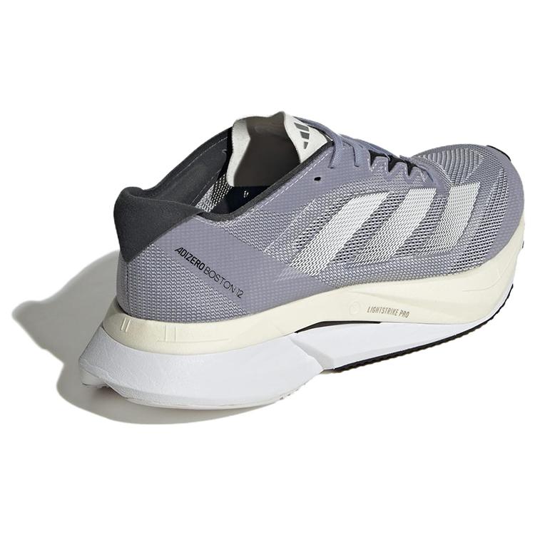 Νέα Adidas Adizero Boston 12 Ασημί Βιολετί Ασπρο του Σύννεφου Ασημί Αυγή Γυναικεία HQ2170