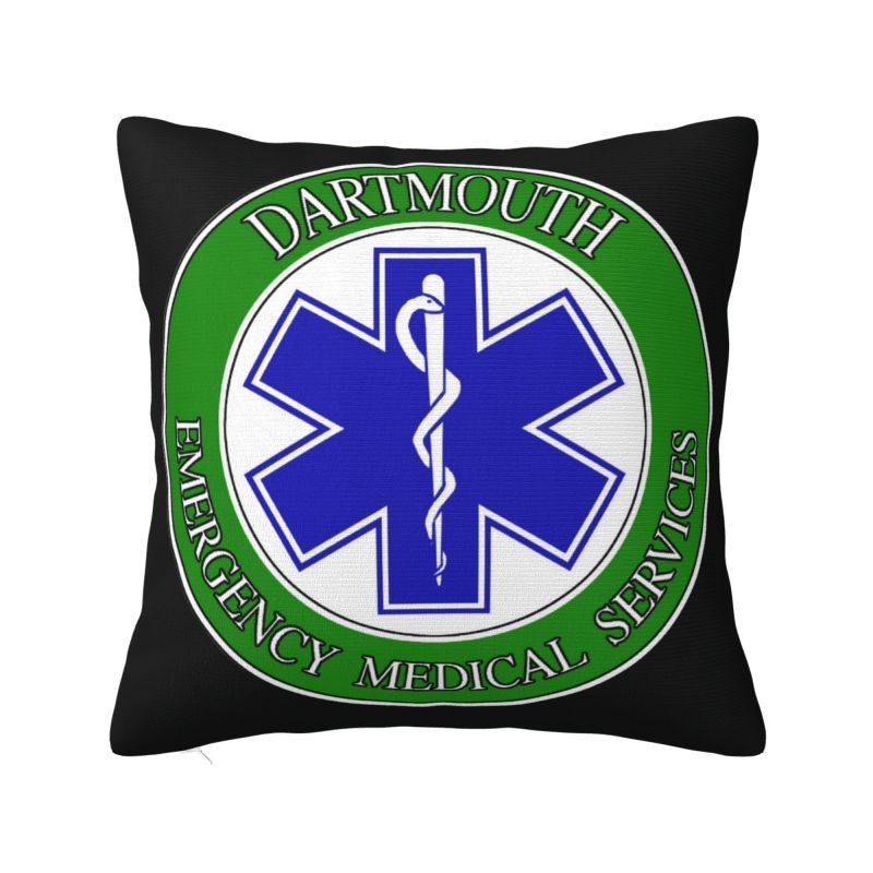 Star Of Life Pillow Case Decoration Luxury Emt Paramedic Medical Cushions for Sofa Square Pillowcase