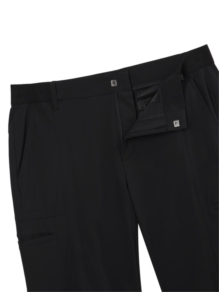 WIDEANGLE Tapered Cargo Ankle Pants M_Black