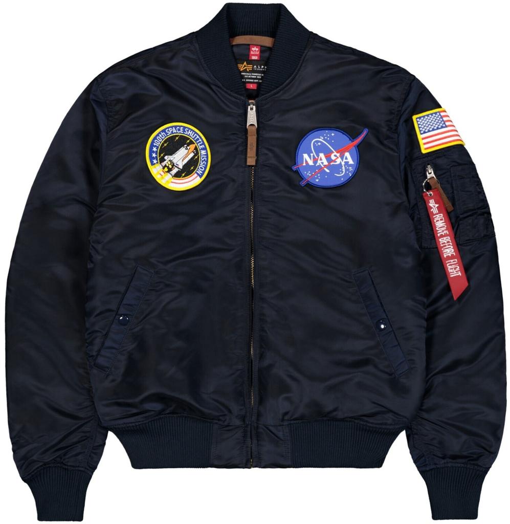 Зимняя куртка Alpha Industries MA1 VF NASA rep.blue (166107-007)