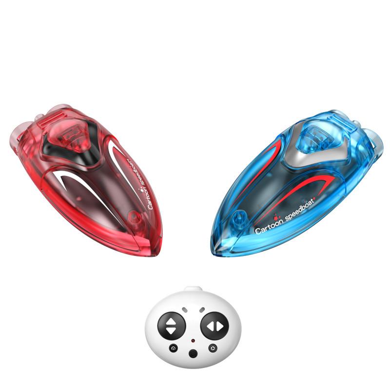 Cross-Border Mini Stunt Remote Control Boat with Lights: Waterproof Toy Submarine for Kids