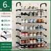 Slim Multi-Tier Shoe Rack for Entryway or Dorm