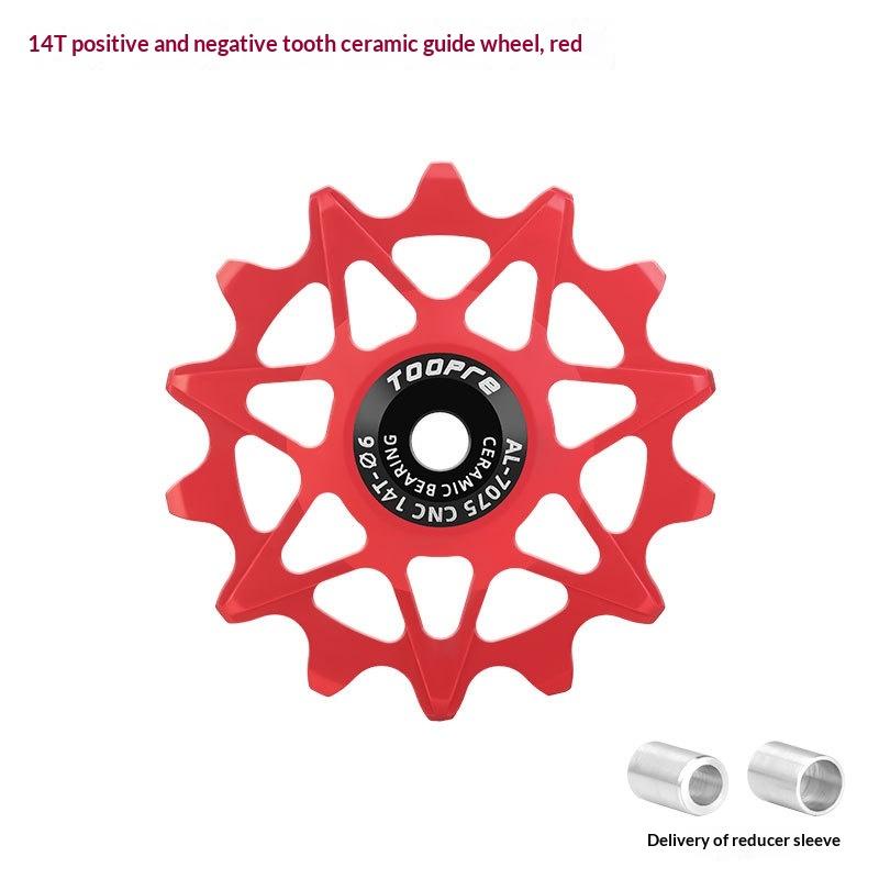 Experience Smooth Riding with 10 12 14 16T Aluminum Bicycle Derailleur Jockey Wheels Ceramic Bearings