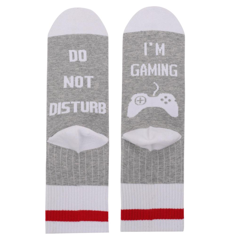 Men's Spring/Summer Mid-Calf 'Do Not Disturb' Game Socks