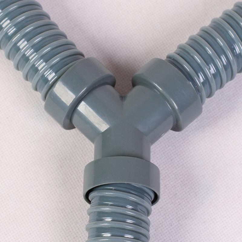 

Y-подібний триходовий зливний шланг для умивальників, пральних машин, раковин для обличчя, подвійних раковин та вставних зливних труб 35cm-70cm