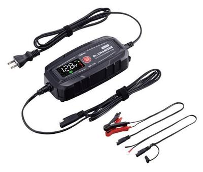 Cellstar DRC-310 Battery Charger with Digital Display, 6V/12V Compatible, Maximum Output Current: 0.8A/1.5A/3A, Automatic Charge Control, Pulse Chargi