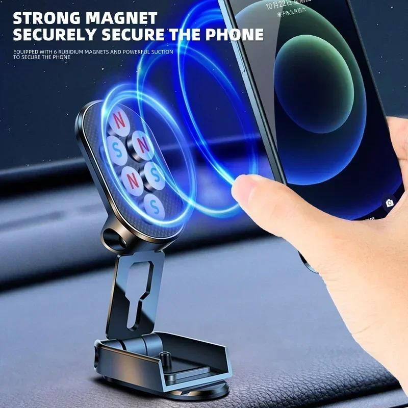 Magnet Smartphone Support GPS Foldable Phone Bracket For BMW X1 X3 X5 X6 X7 1 3 5 6 7 Series G20 G30 G11 F15 F16 G01 G02 F48