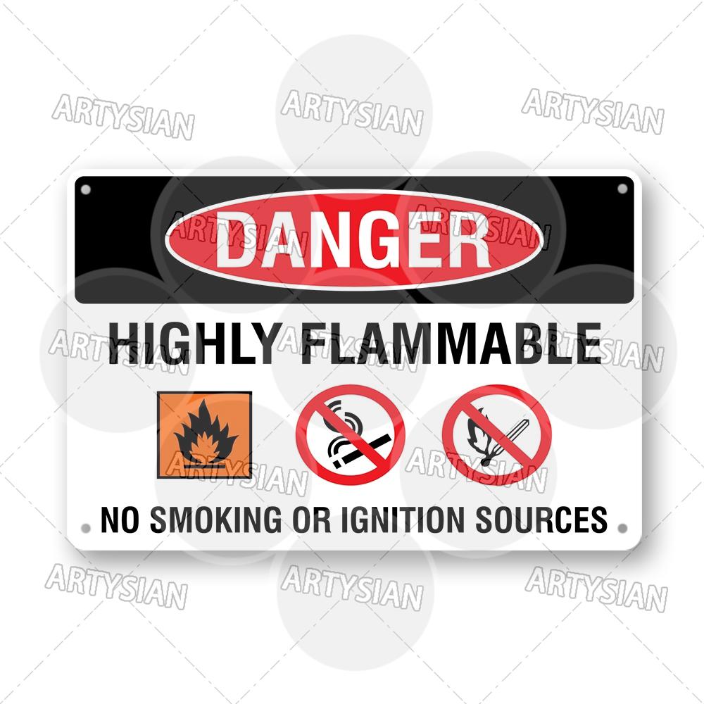 No Smoking Metal Sign No Vaping Smoke-Free Zone Smoking Permitted Plaque Auahi Kore Designated Smoking Area No Open Flames