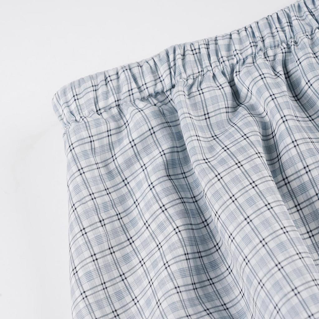 Y2K Style Plaid & Floral Low-Waist Ruffled Skirt