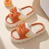 Cotton Slippers Women's Fleece Thickened Soles Non-slip Indoor Heightening Slippers Male and Female Couple Slippers Cotton Slippers