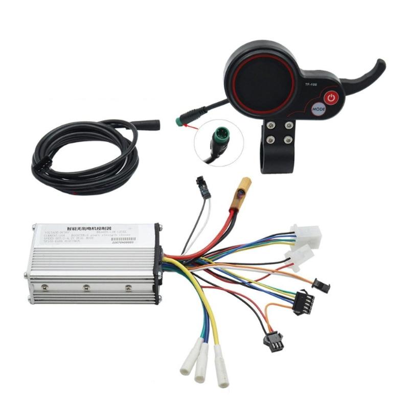 Contrôleur de Vitesse LCD Haute Visibilité Vélo Électrique VTT Trottinettes Affichage Construction Résistante aux Chocs