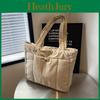 2024 New Korean Ins Nylon Down Bag Women Large Capacity Urban Simple Canvas Tote Bag