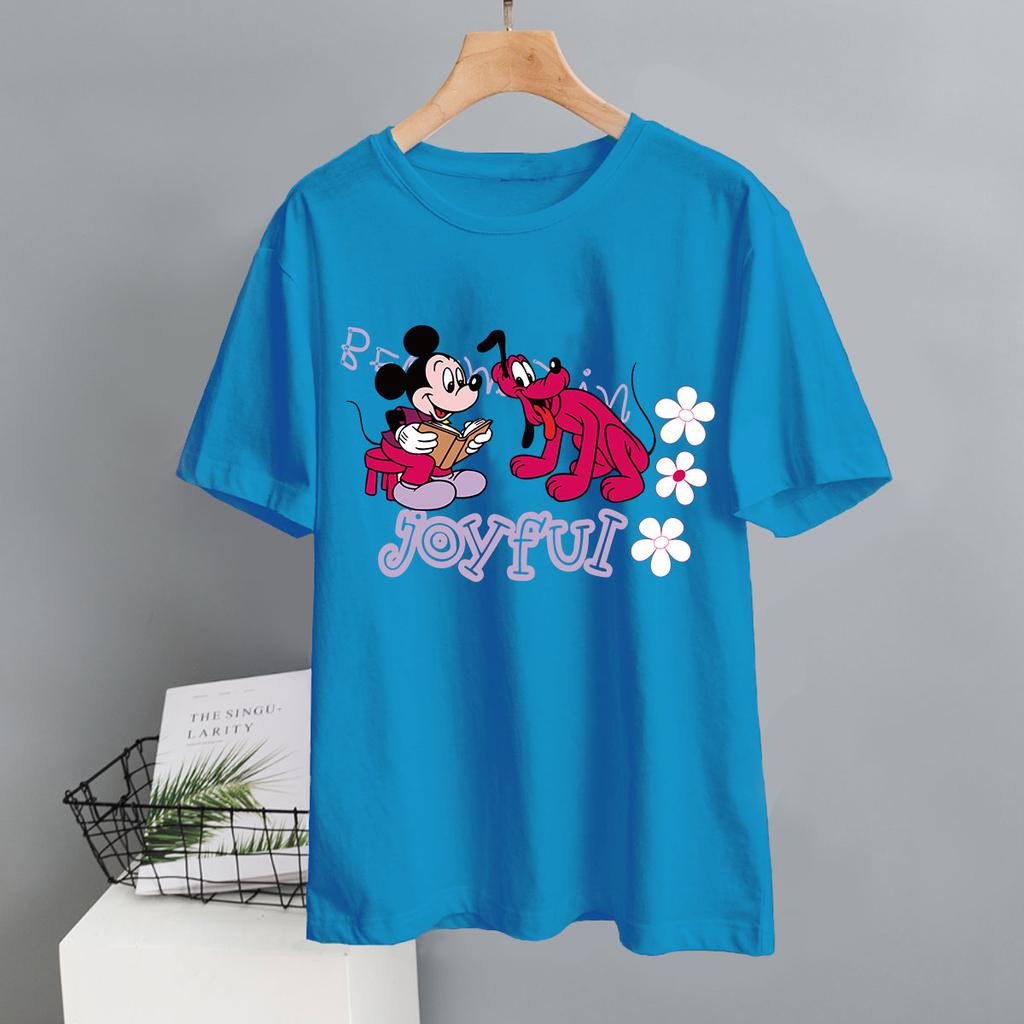 Disney Goofy Print Tops Fashion Casual 