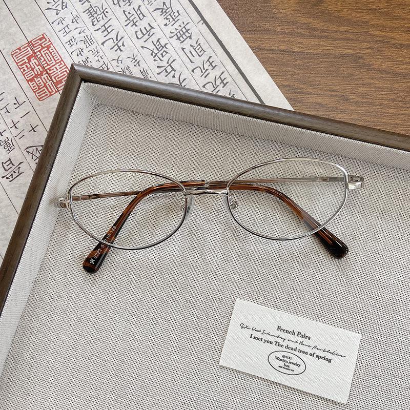 Zhang Ruonan Has The Same Plain Glasses, Pure Desire Literary Nerd Glasses, Women Can Match Myopia Glasses Frame, Men'S Round Face