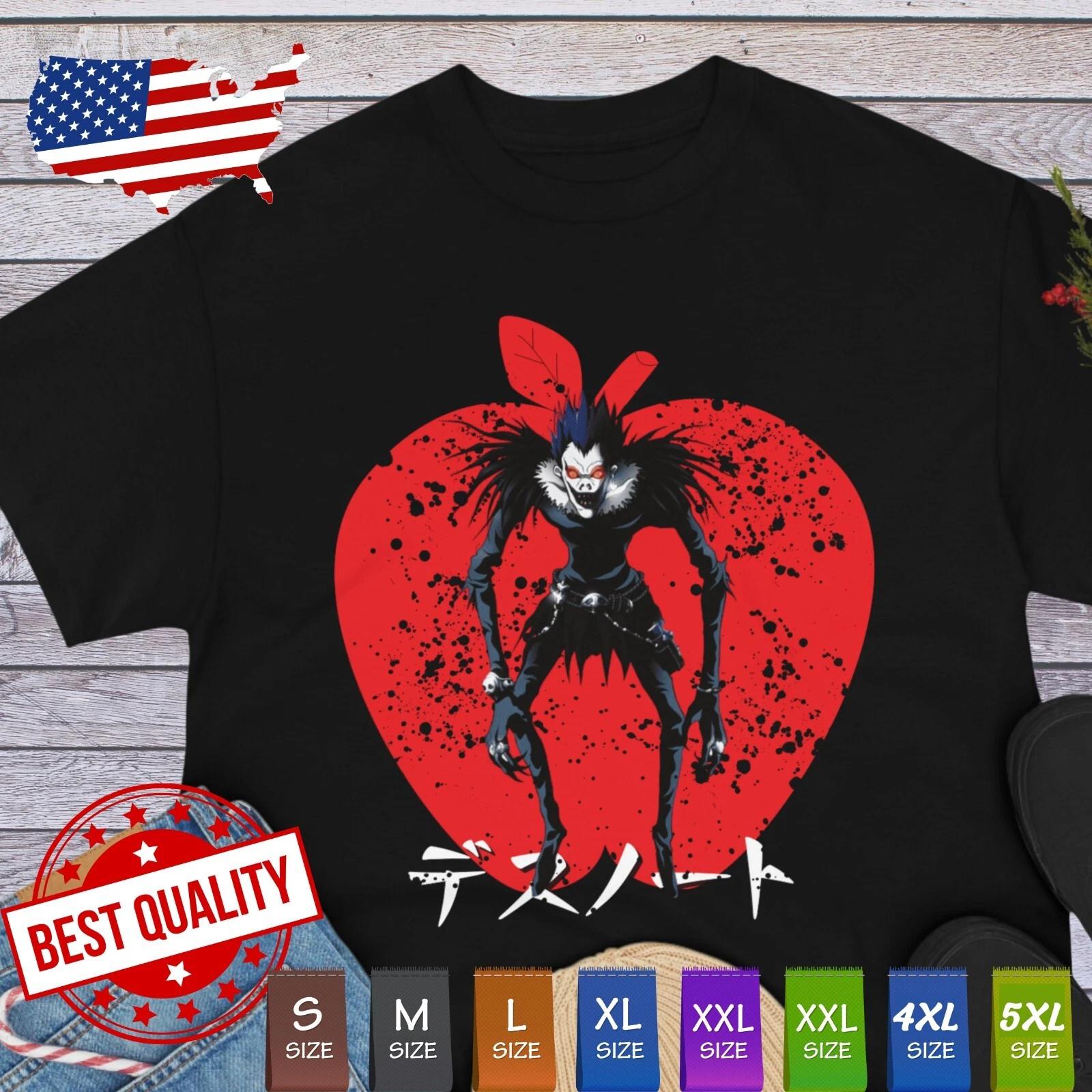 Ryuk T Shirt Death Note Tee Anime Manga Clothing Japanese Cosplay Shinigami XL