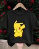 Pikachu Kids T Shirt 3-14Y Boys Girls Summer Cute Kawaii Crew Neck Fashion Street Hot Cartoon Casual Children