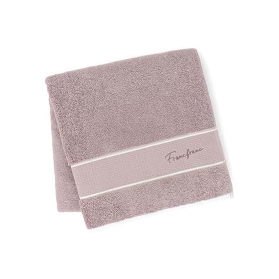 Francfranc Antibacterial and deodorizing basic logo bath towel brown
