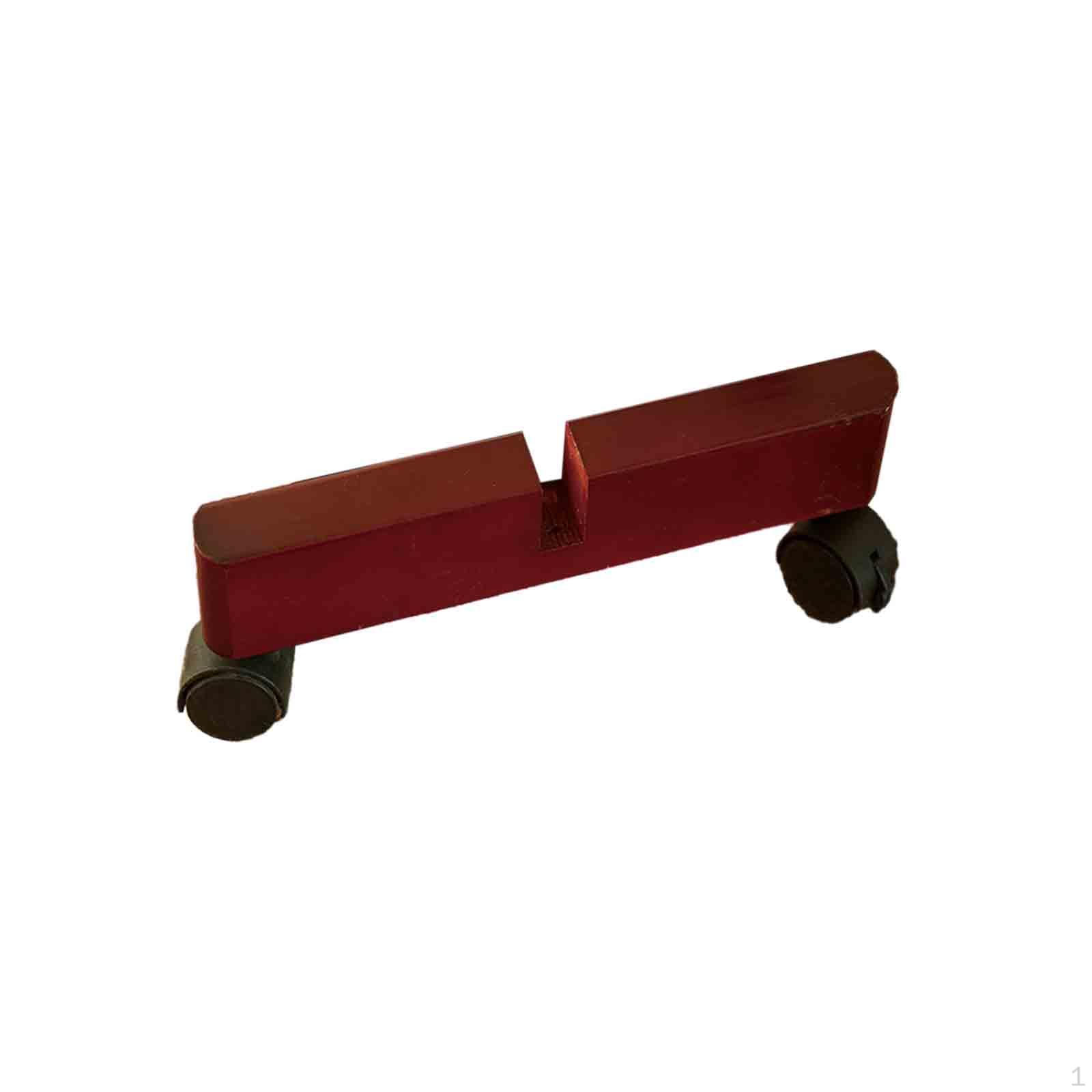 

Складная перегородка, подставка, деревянные ножки, полезный кронштейн с колесиками Red Brown