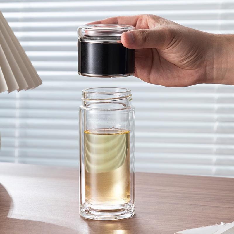 Shangqi Double-Layer Tea Infuser Glass Bottle