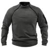 Pull Tactique Homme Extérieur Décontracté Sweat Militaire Veste Polaire Pull à Col Montant Vêtements Coupe-vent