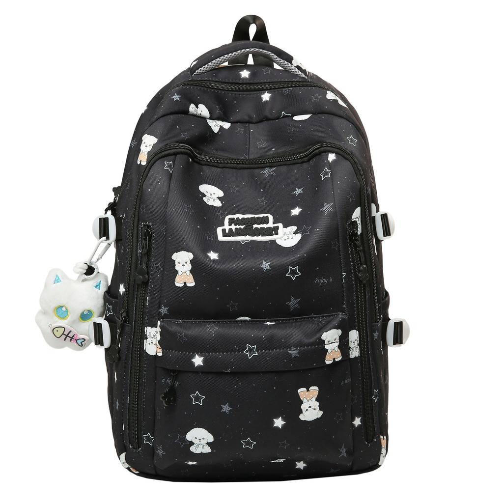 Schoolbag High Value Backpack Small Fresh Sweet Junior High School College Student Schoolbag Large Capacity Casual Versatile Backpack