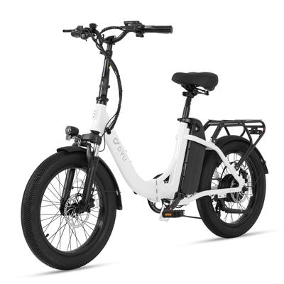Bicicleta Eléctrica para Adultos DYU C9 Motor de 250W Bicicleta Eléctrica Plegable Batería de 48V15.6AH Neumáticos de 20 Pulgadas Bicicleta Eléctrica Urbana para Desplazamientos