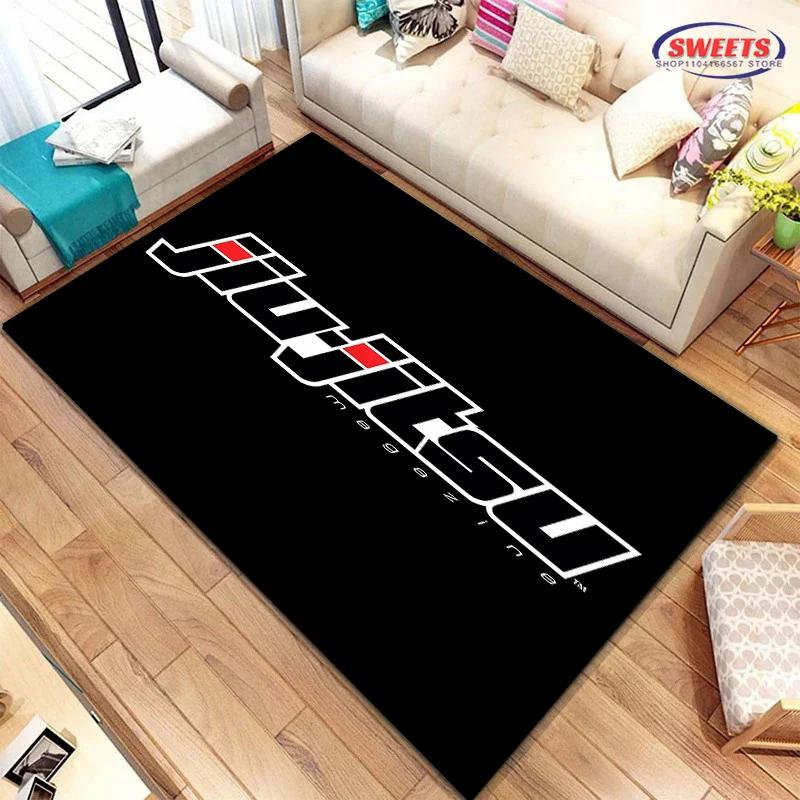 Jiu Jitsu Mma Koberec 3D HD Tisk pro Obývací Pokoj Ložnici Podložka Pohovka Rohožka Podlahový Koberec Protiskluzový Dekor Odolná Pratelná Podložka Dárek