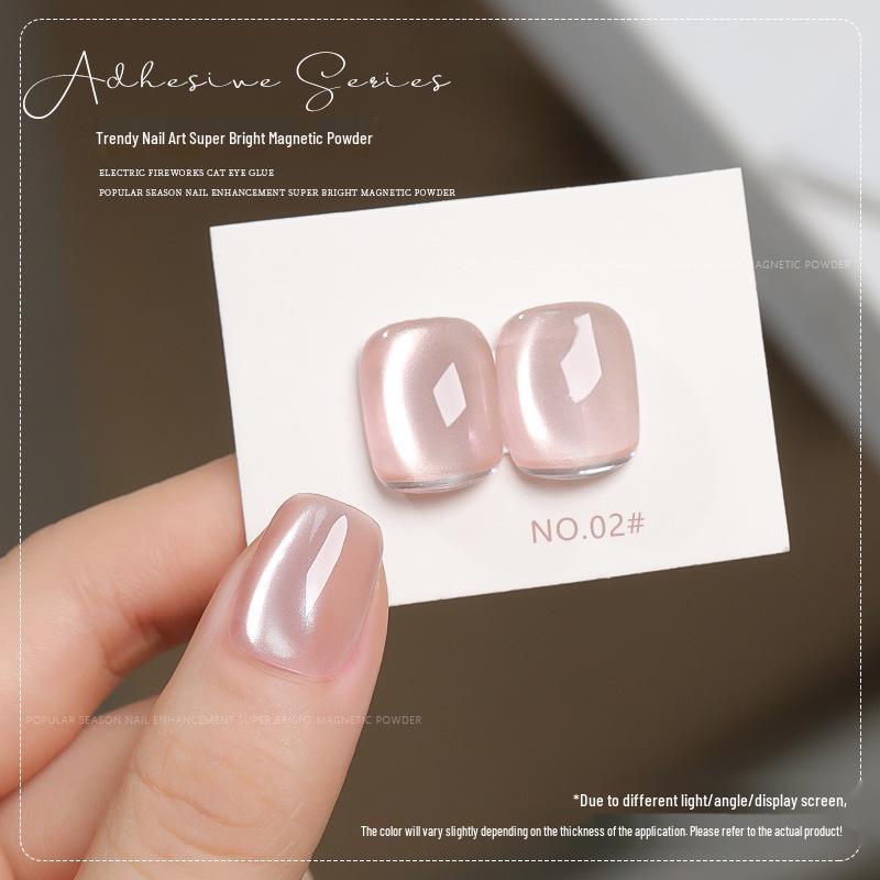 

Серия пирогов с гуавой Yunzuan: Гель-лак для ногтей «Кошачий глаз» - 2025 Модный салонный флеш-стиль