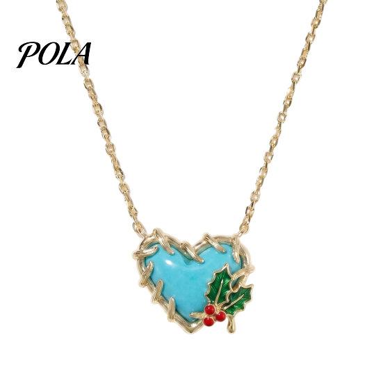 Elegant Birth Flower Jewelry Birthstone Heart Necklace, Stone And Pendant Jan To Stylish Lightweight Dec Floral Birthday Gift for Mom Wife Girlfriend