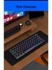61-Key Wired Red Switch Mechanical Keyboard for Gaming and Office Use