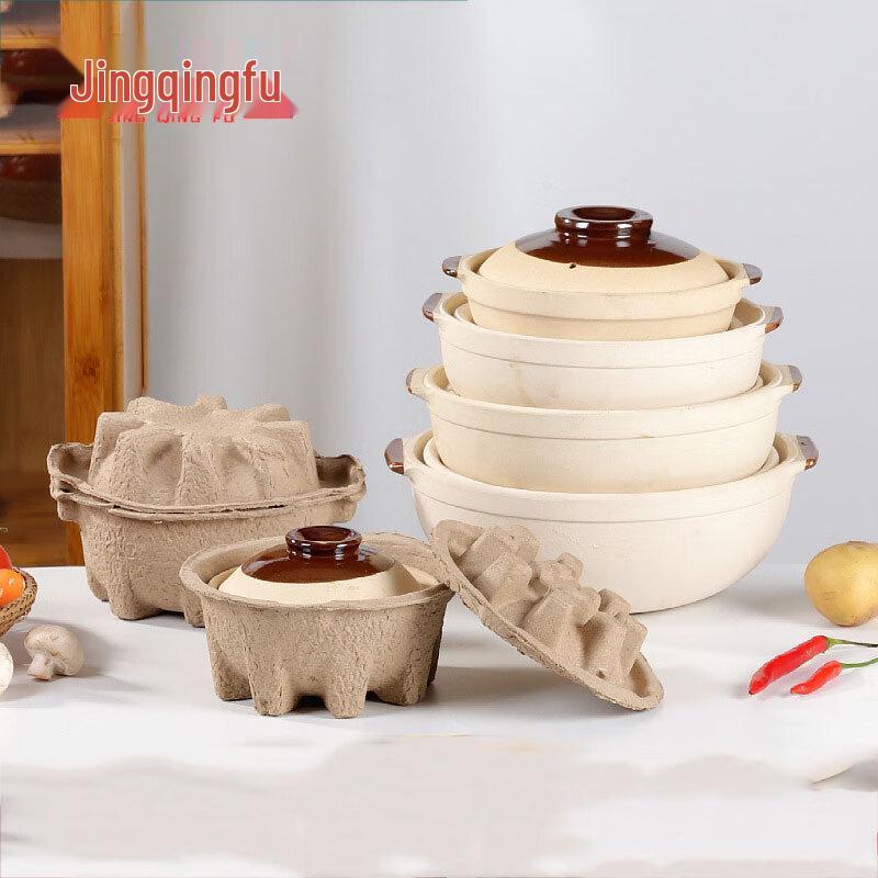JingQingFu Disposable Takeout Ceramic Clay Pot Casserole