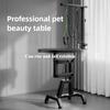 Pet Grooming Care Table Cat Dog Bathing Trimming Folding Round Table Height Adjustable Rotatable Pet Store Blowing Supplies