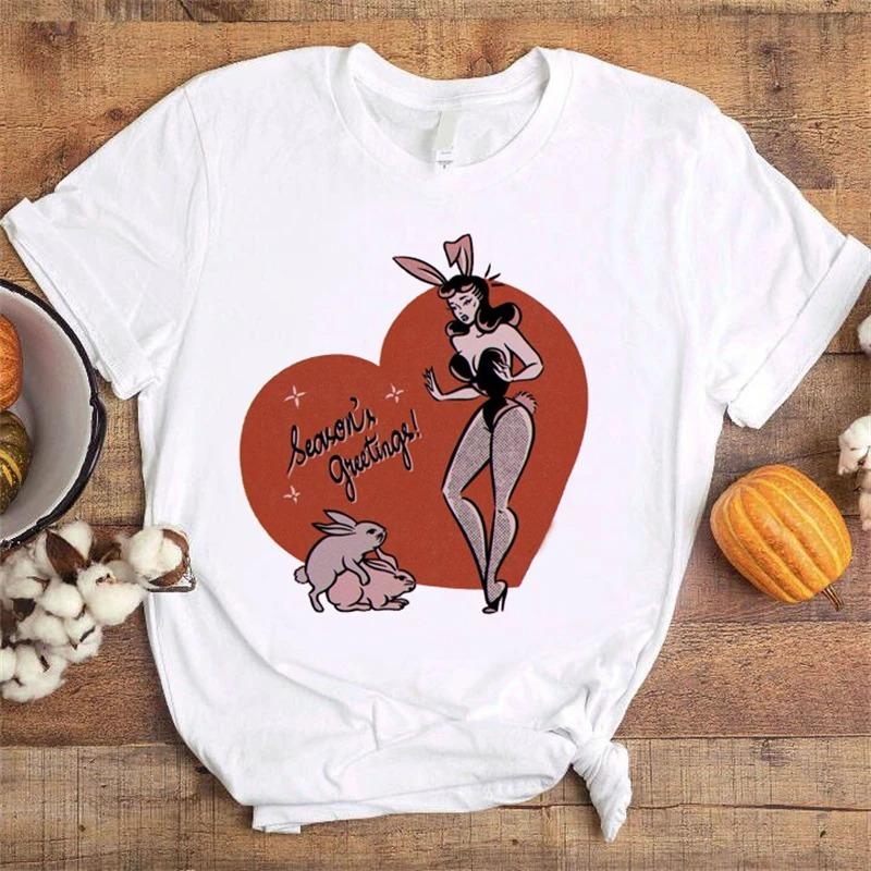 ZX TEE Creative Printed T-Shirt Aesthetic Female Summer Casual Top Women Crew White Basic Tees Cloth Accessories Short Sleeve O-Neck