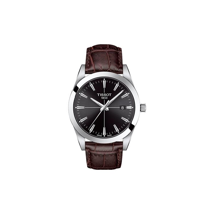 TISSOT Windy Collection Quartz Movement 100m Water Resistance Men's Watches Watch 40mm Black Dial T127.410.16.051.01