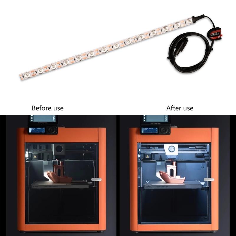 LED Light Bar High Brightness For Mini 3D Printer Users Optimaled Illumination Easy Installation
